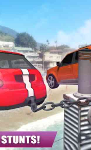 Chained Car Racing Games 3D 3