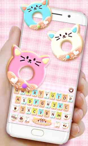 Colorful Donuts Button Keyboard Theme 1