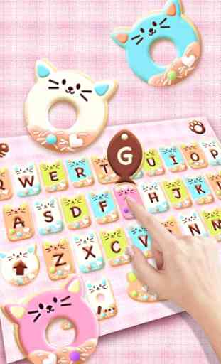 Colorful Donuts Button Keyboard Theme 2