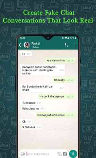 Create Fake WhatsChat Conversation 3