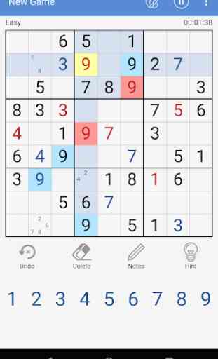 Daily Sudoku free puzzle 1