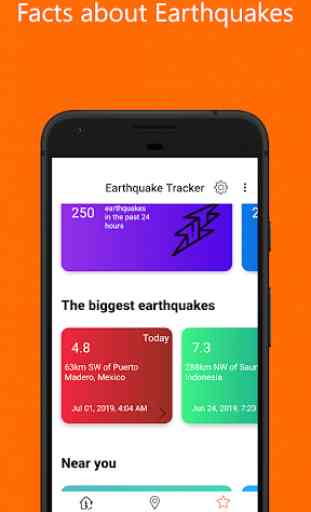Earthquake Tracker - Latest quake & Map 3
