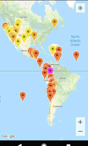 Earthquakes and Tsunamis Map 3