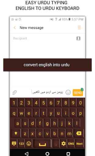 Easy Urdu Typing - English to urdu Keyboard 2