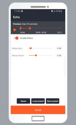 Echo Sound Effects for Audio 4