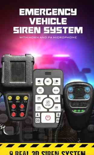 Emergency Siren Vehicle System PRANK GAME 1