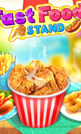 Fast Food Stand - Fried Food Cooking Game 1