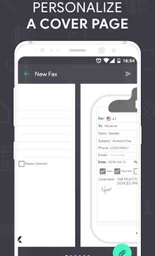 Fax App: Send fax from phone, receive fax document 4