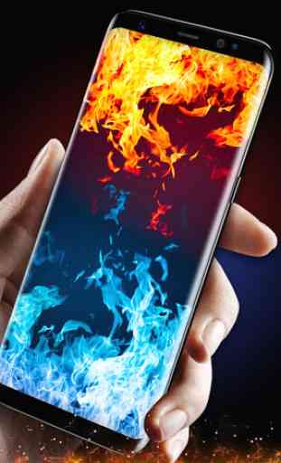 Fire and Ice Live Wallpaper 1