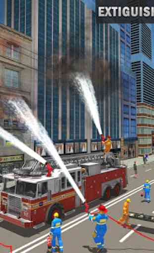 Firefighter Truck Simulator: Rescue Games 2