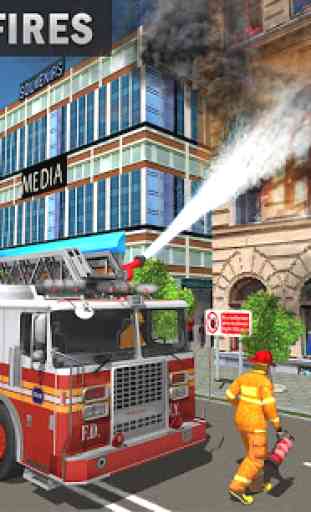Firefighter Truck Simulator: Rescue Games 3