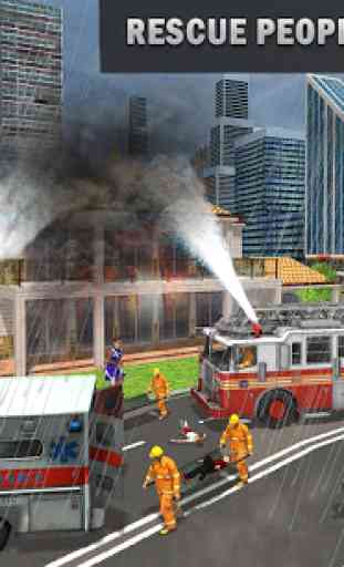 Firefighter Truck Simulator: Rescue Games 4