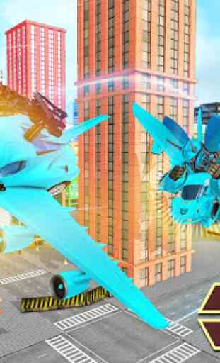 Flying Car Transformation Robot Wars Car Superhero 3