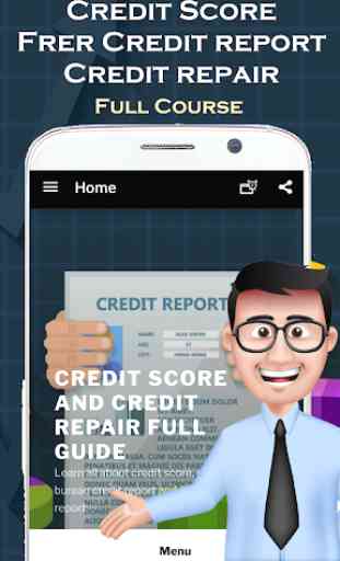 Free Credit Report and Credit score repair Course 1