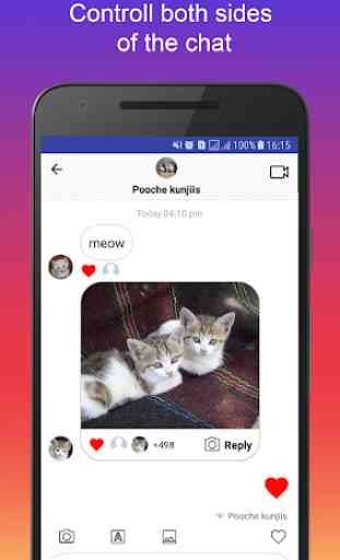 Funsta - Insta Fake Chat Post and Direct chat 2