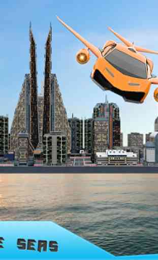 Future Flying Car Robot Taxi Cab Transporter Games 1