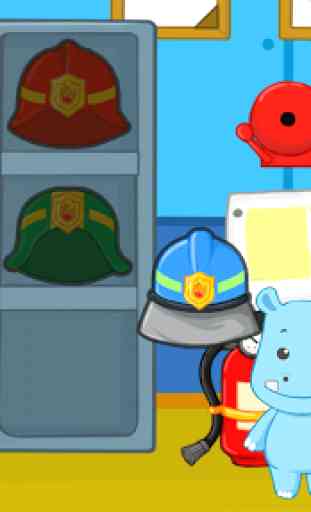 Game for Kids- Fire Truck & Fire fighter Role Play 2