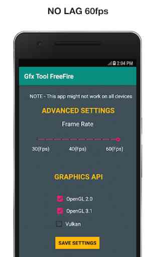 GFX Tool for FreeFire - Lag Fix 2