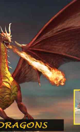 Grand Dragon Fire Simulator - Epic Battle 2019 3