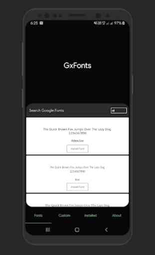 GxFonts - Custom fonts for Samsung Galaxy 2