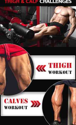 Leg Workout for Men - Thigh, Muscle Fitness 30 Day 1