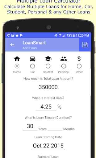 LoanSmart - Loan Calculator with Saving & Tracking 3