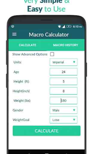 Macro Calculator - Daily Calorie Intake Calculator 3