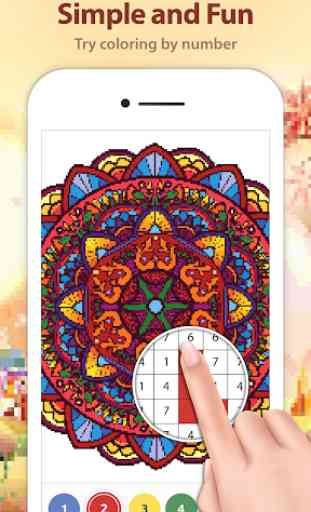 Mandala Color by Number: Coloring Book for Adults 2