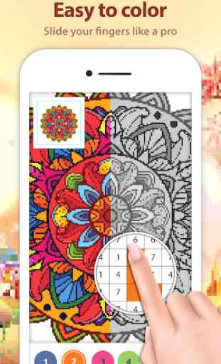 Mandala Color by Number: Coloring Book for Adults 3