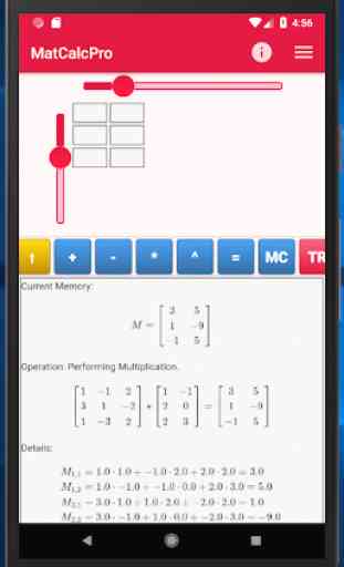 Matrix Calculator (Matrices with details) 2