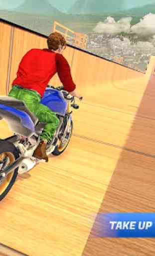 Mega Ramp Motorbike Impossible Stunts 3