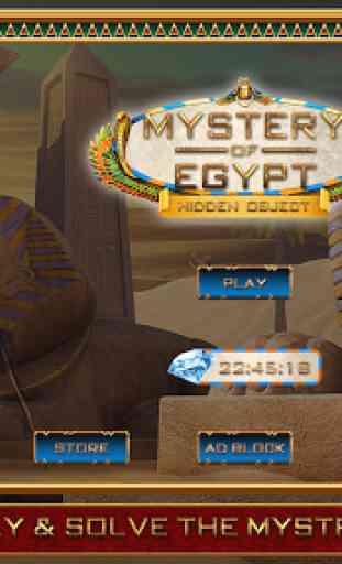 Mystrey of Egypt : Hidden Object 1