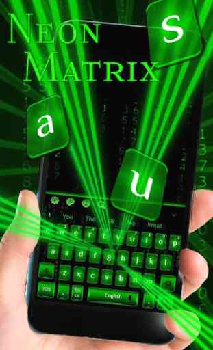 Neon Matrix Keyboard 1