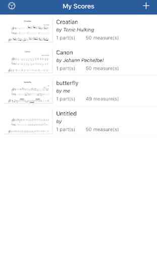 Notation Pad - Sheet Music Score Composer 1