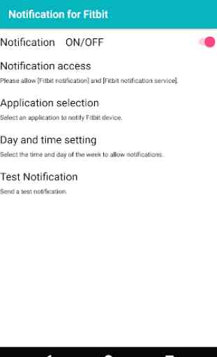 Notification for Fitbit 1