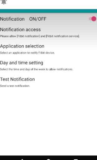 Notification for Fitbit 4