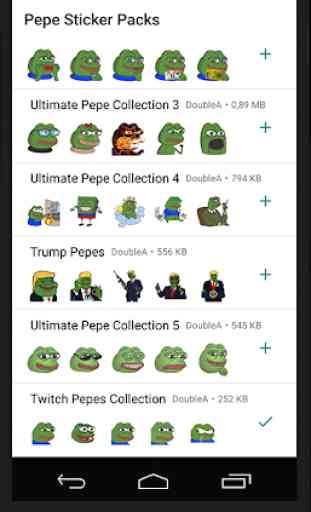 Pepe Stickers Collection - WAStickerApps 1