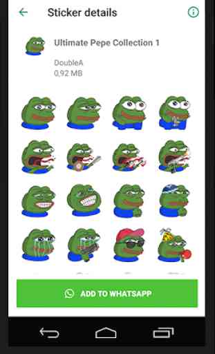 Pepe Stickers Collection - WAStickerApps 2