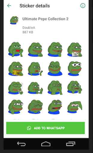 Pepe Stickers Collection - WAStickerApps 4