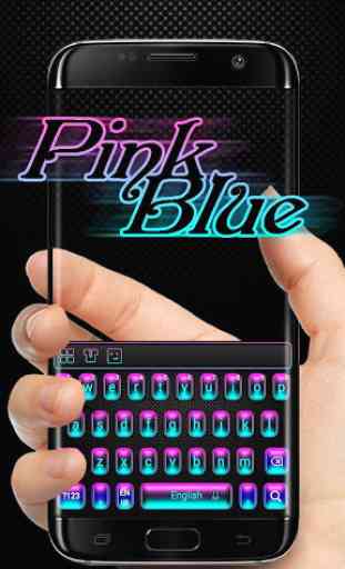 Pink & Blue Keyboard 3