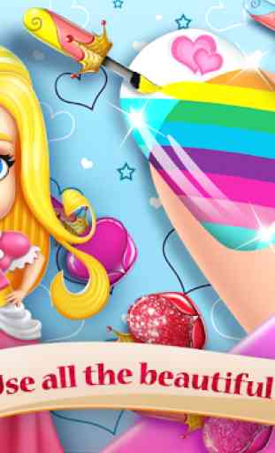 Princess Nail Salon Girls Game - Makeup Beauty Spa 1