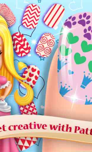 Princess Nail Salon Girls Game - Makeup Beauty Spa 2