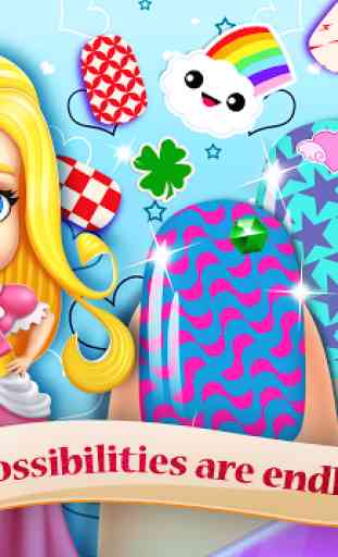 Princess Nail Salon Girls Game - Makeup Beauty Spa 4