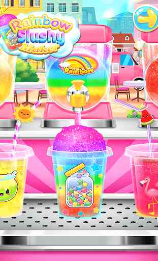 Rainbow Frozen Slushy Truck: Ice Candy Slush Maker 2