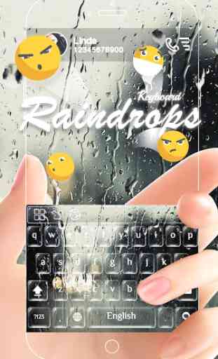 Raindrops Keyboard Theme 2