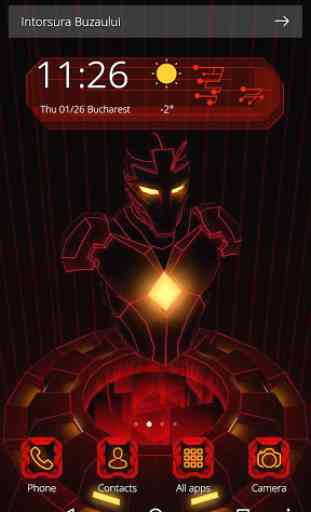 Red Iron Hero 3D Theme 4