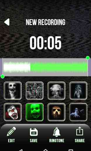Scary Voice Changer - Horror Sounds Voice Recorder 4