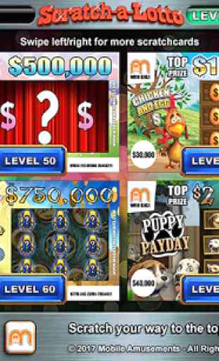 Scratch-a-Lotto Scratch Card Lottery FREE 4