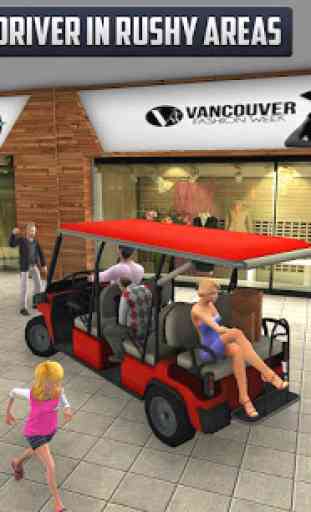 Shopping Mall Radio Taxi Drive: Taxi Games 1