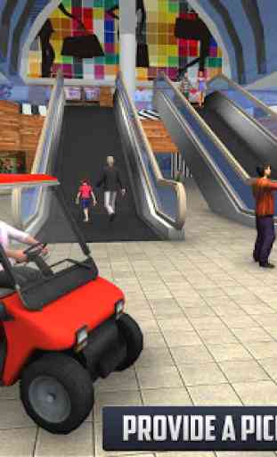 Shopping Mall Radio Taxi Drive: Taxi Games 2